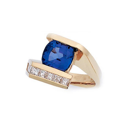 gemstone ring Zavius Jewelers Rockford Illinois
